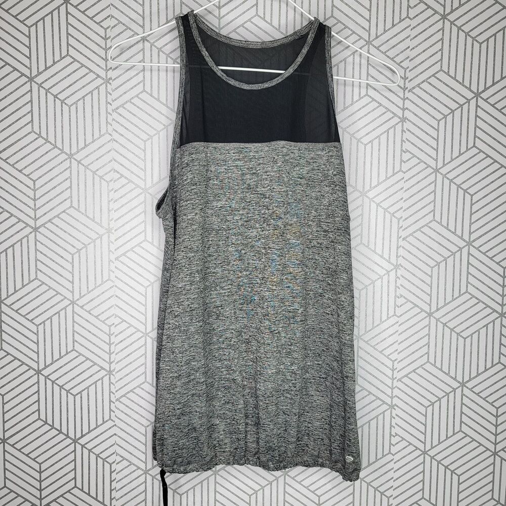 Champion Gray and Black Cinch Tank Top
